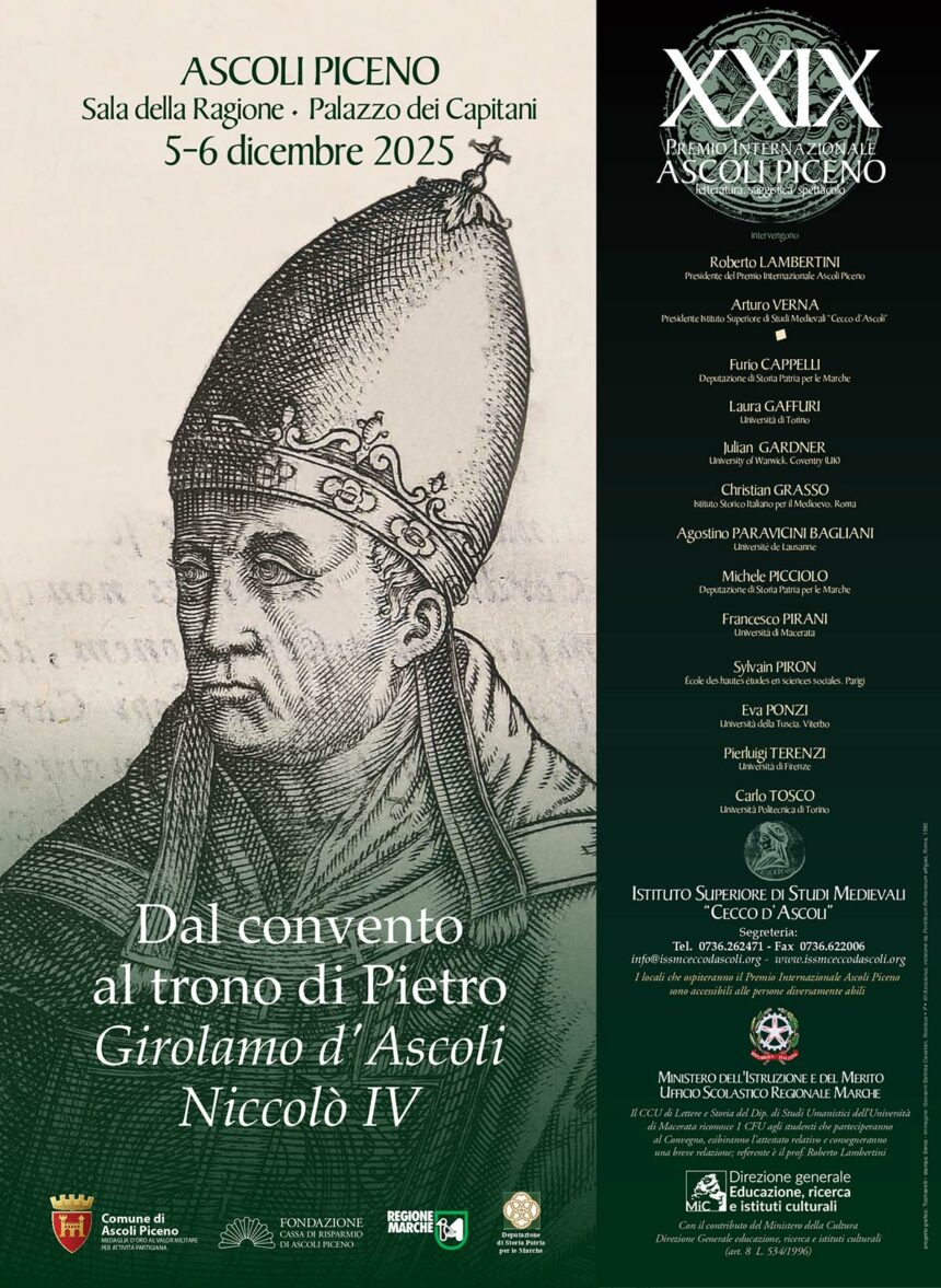 Locandina Premio Internazionale Città di Ascoli 2025